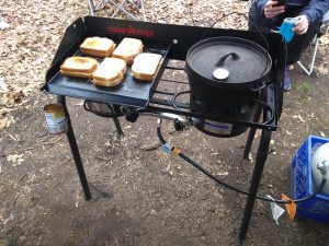 Gear Review: Camp Chef Explorer Two Burner Stove – Lodge Cast Iron Skillet  - The Intrepid Angler