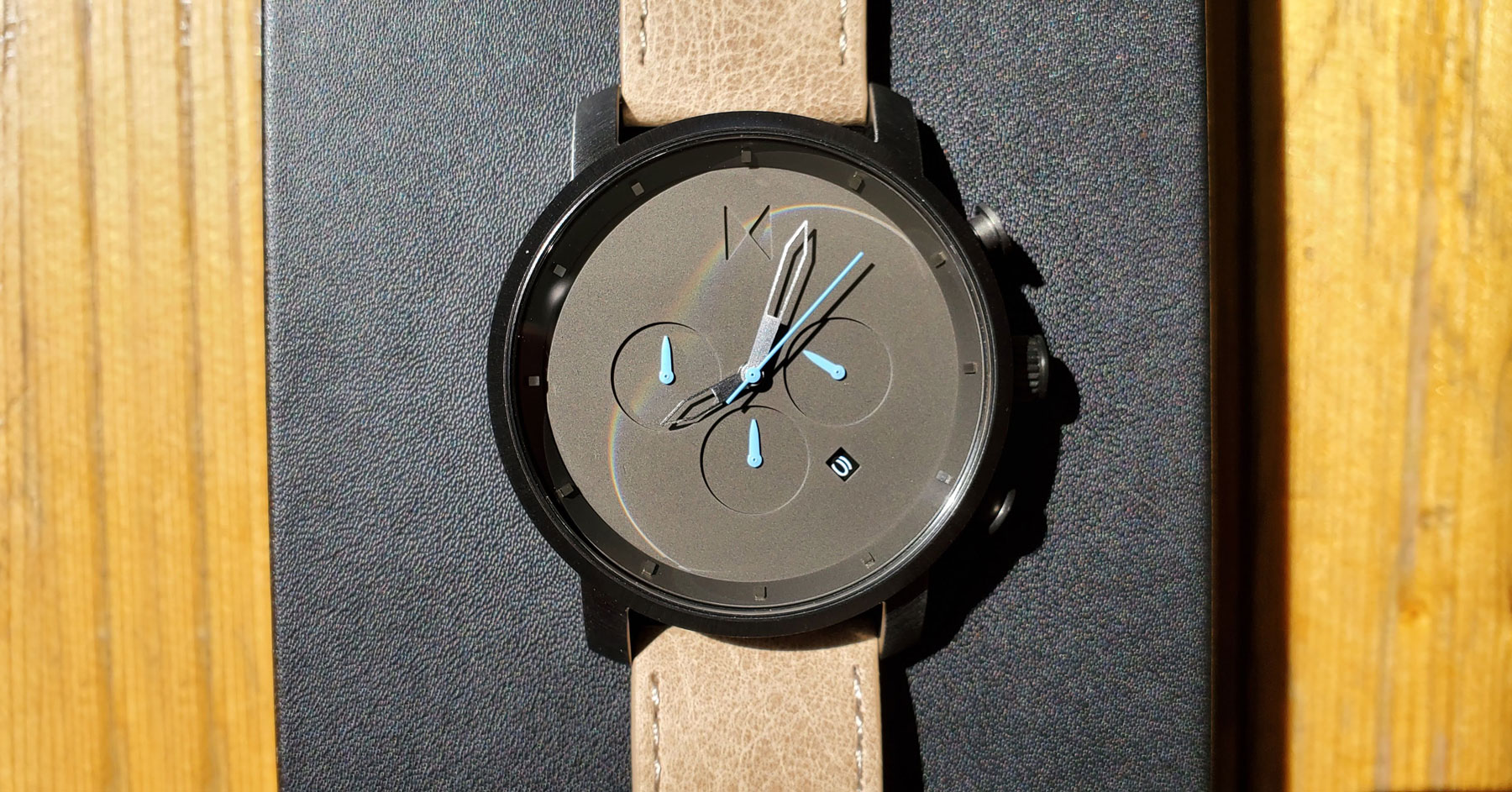 Chrono 40mm gunmetal on sale sandstone