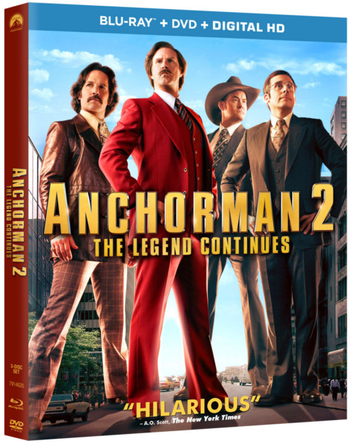 anchorman 2 the legend continues 2022 dvd cover