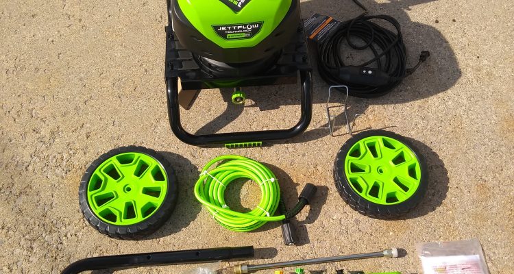 greenworks 2000 psi electric pressure washer review