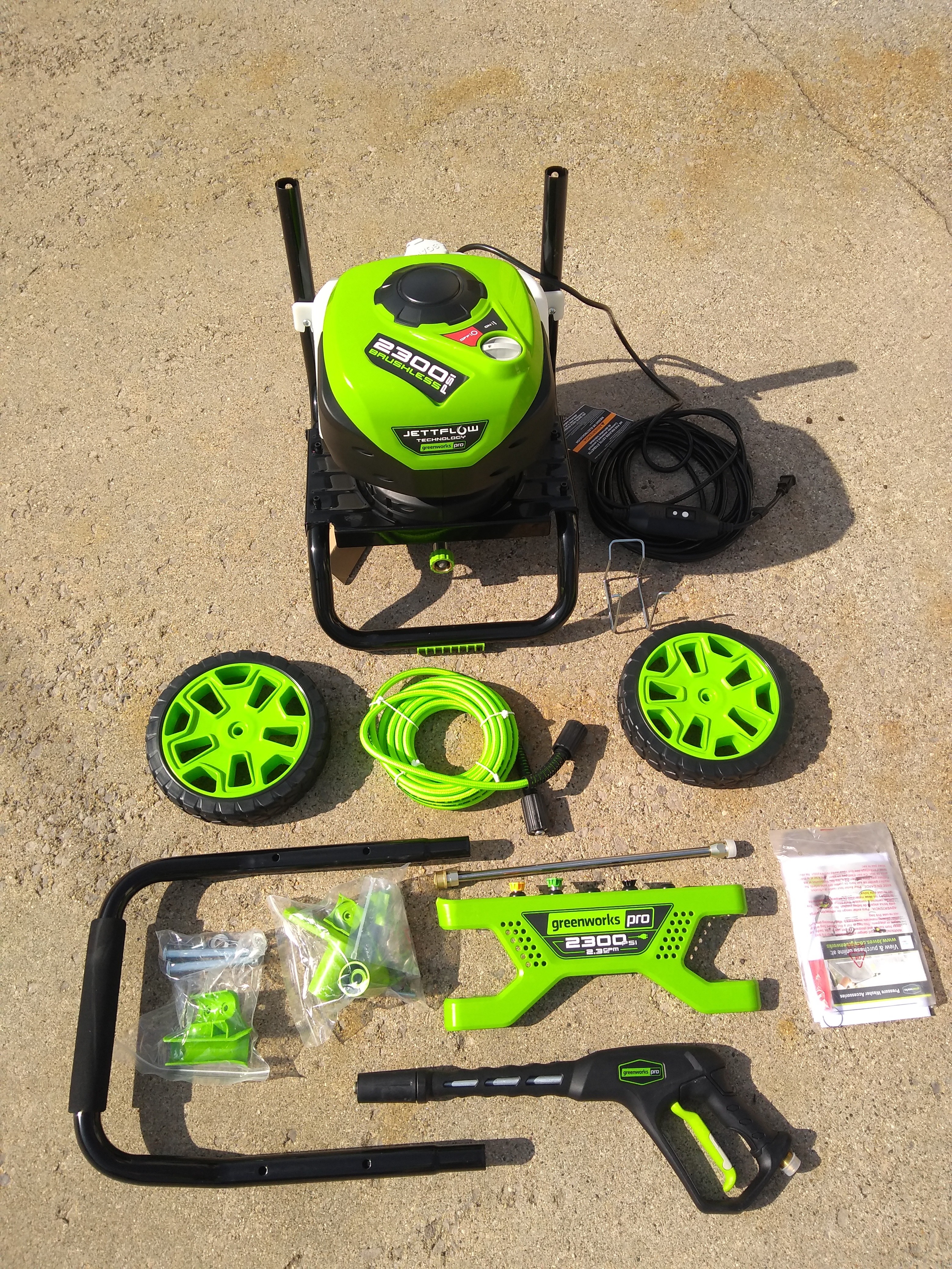 Greenworks 2300 PSi Electric Pressure Washer Review | Busted Wallet