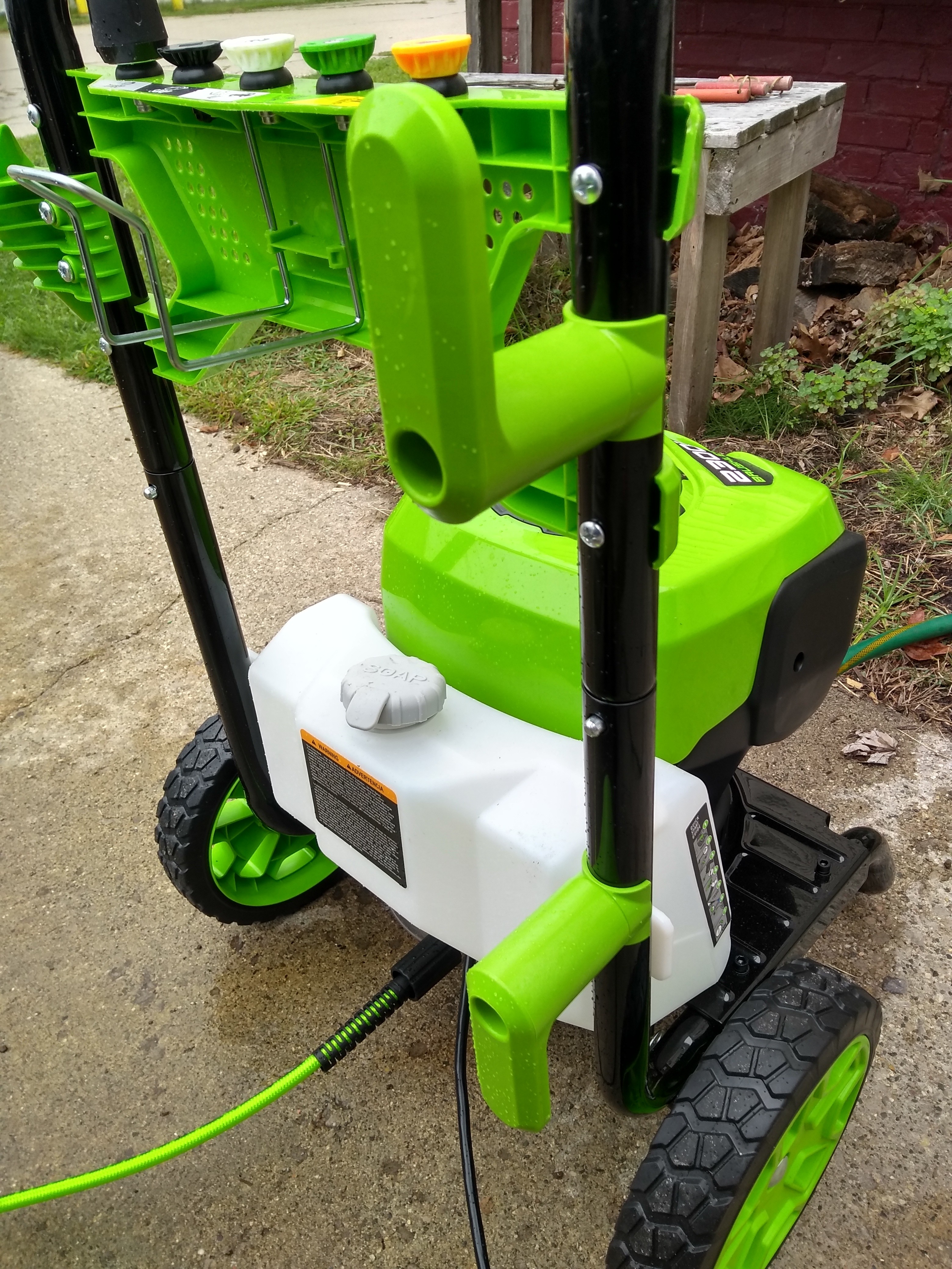 Greenworks 2300 PSi Electric Pressure Washer Review Busted Wallet